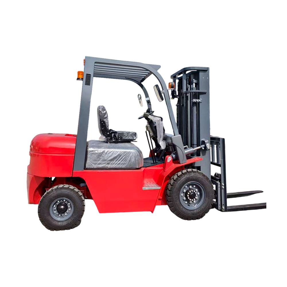 標準高さ 3 メートル インフレータブルタイヤ 2.5 トン ディーゼル フォークリフト