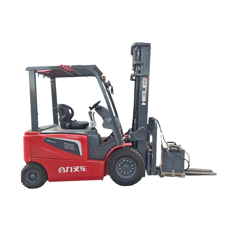 48V 電動 2.5 トン 中古 HELI 鉛酸フォークリフト